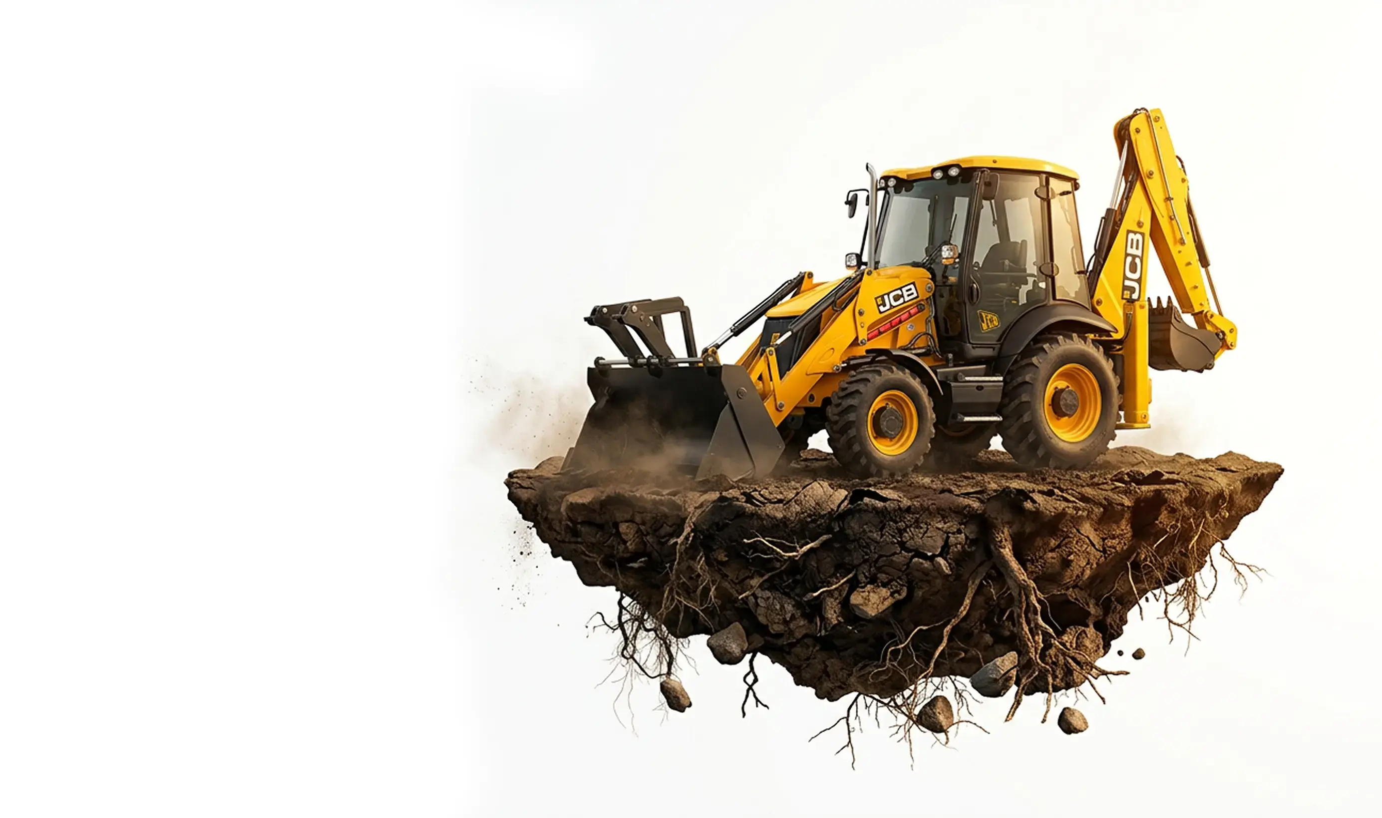 JCB 3CX Backhoe Loader — Zemní práce Vodička